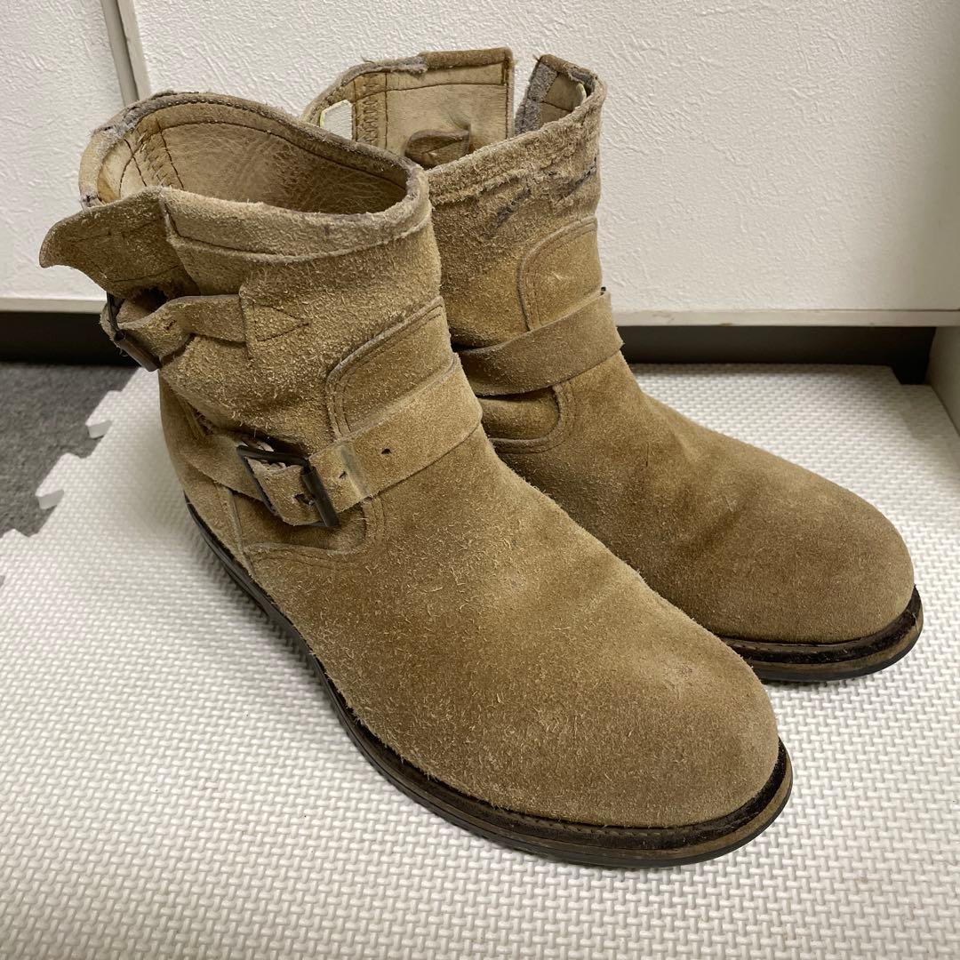 Chippewa ベージュ エンジニアブーツ