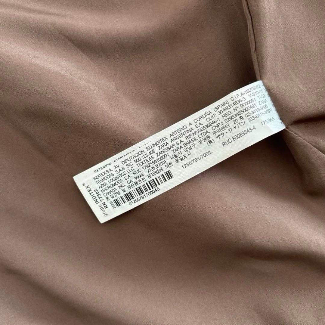 ZARA ザラ チェスターコート ロングコート ブラウン Lサイズ 未使用品