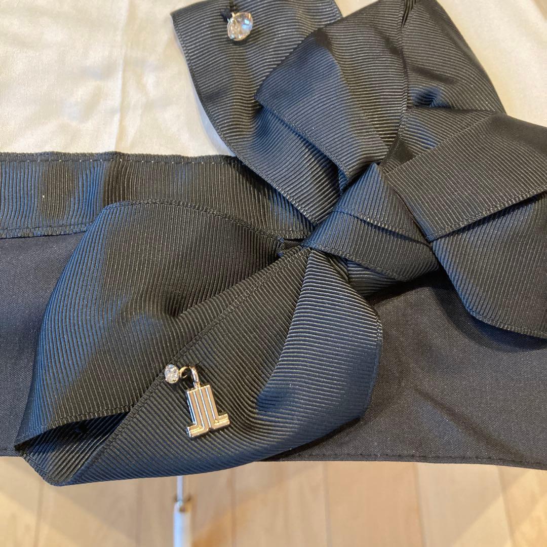 ランバンオンブルー　持ち手付き晴雨兼用日傘　ベージュ×ブラック