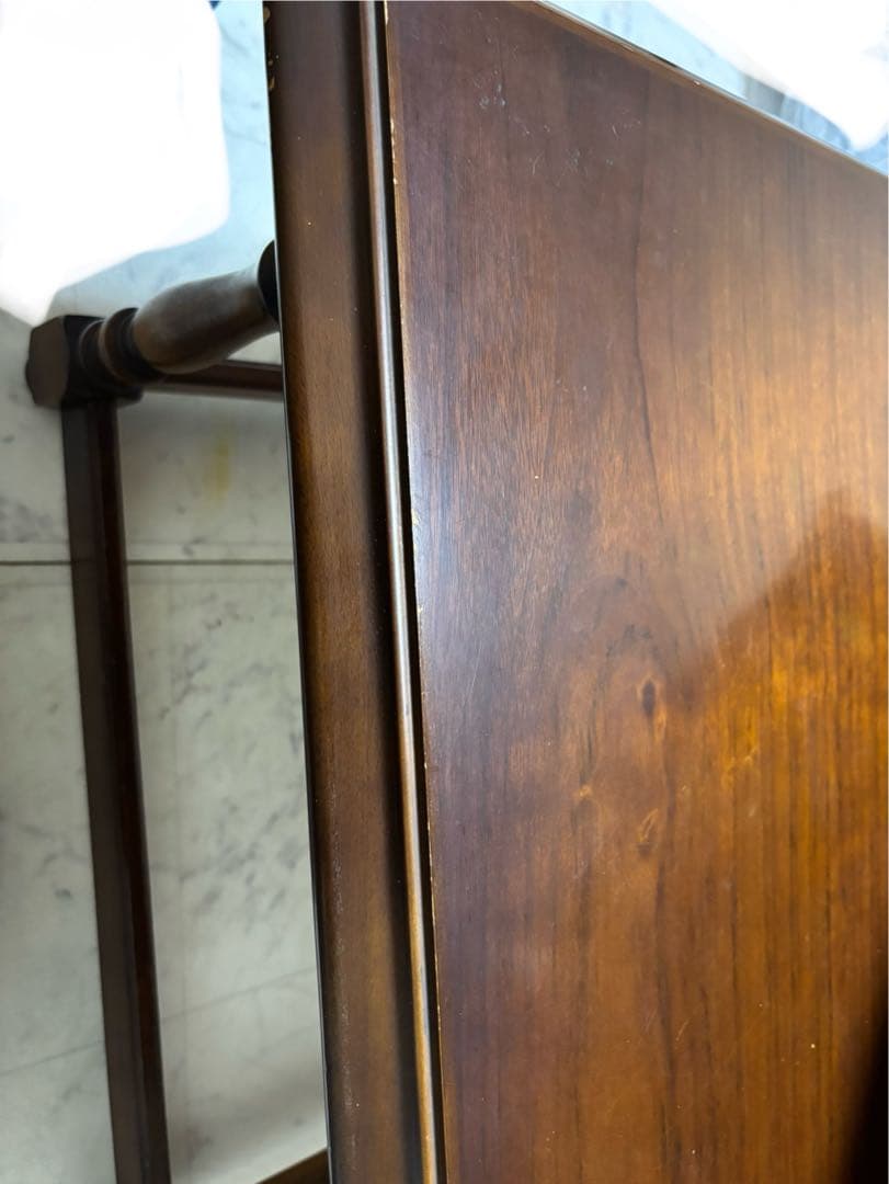 カリモク　コロニアル　コーナーテーブル　オールドカリモク　ビンテージ