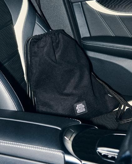 ブラックアイパッチ OG LABEL CORDUROY GYM BAG 黒