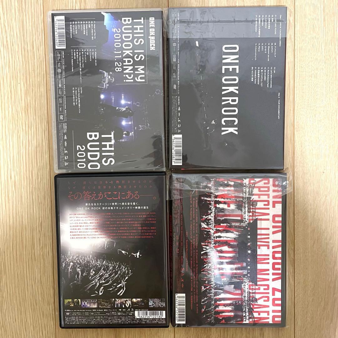 最終価格【美品】ONE OK ROCK（ワンオク） DVD4点 初回盤含む