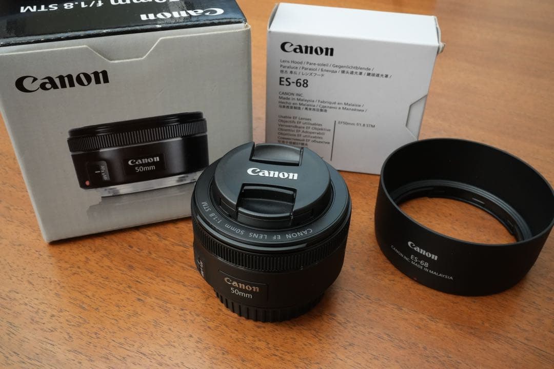 EF50mm F1.8 STM EF5018STM フード付Canon キヤノン