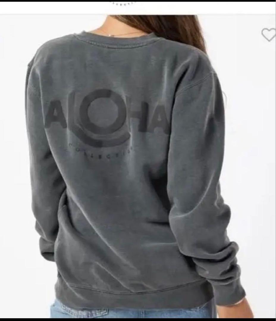 新品☆アロハコレクション　トレーナーM ☆ユニセックス☆ハワイ購入☆ロゴブラック