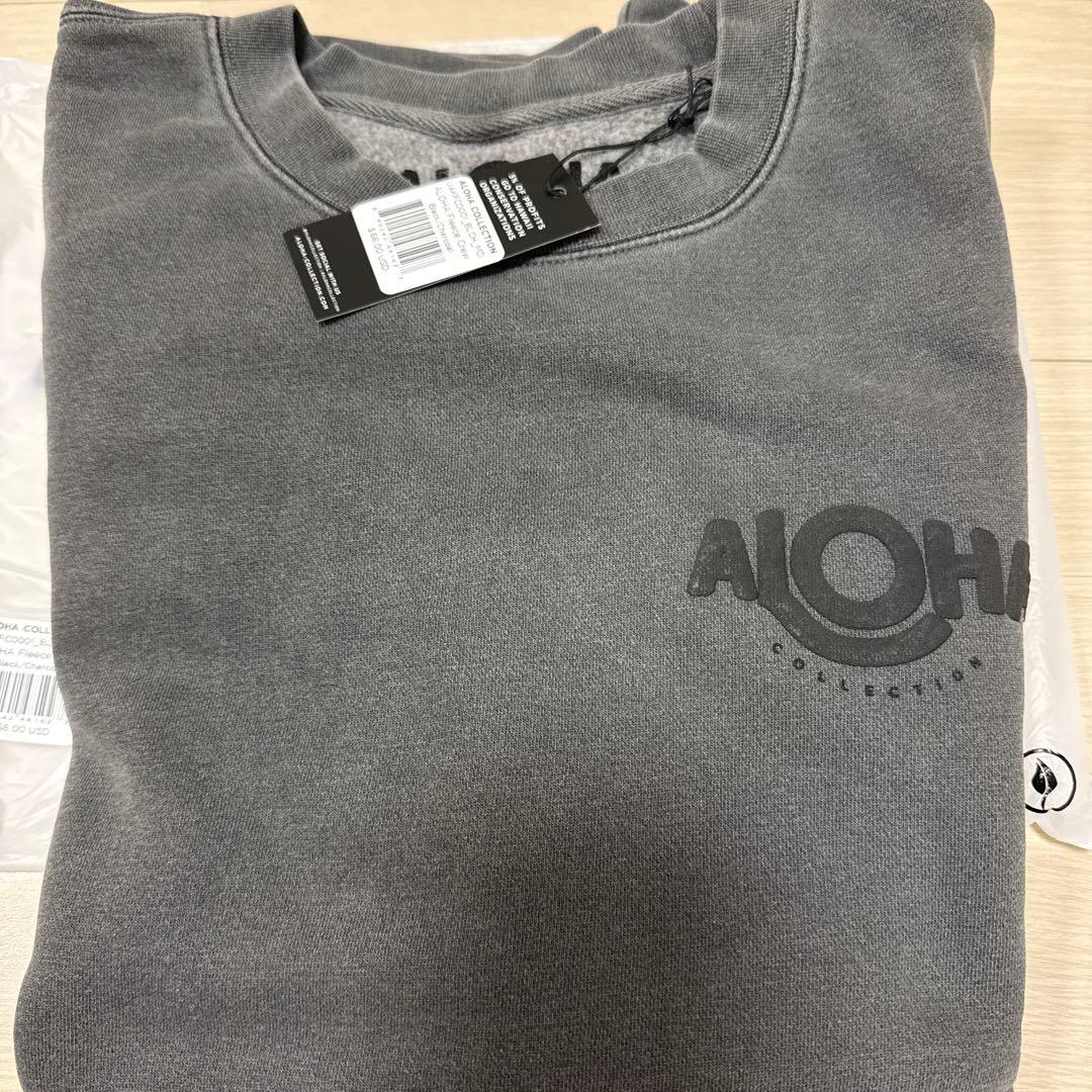 新品☆アロハコレクション　トレーナーM ☆ユニセックス☆ハワイ購入☆ロゴブラック