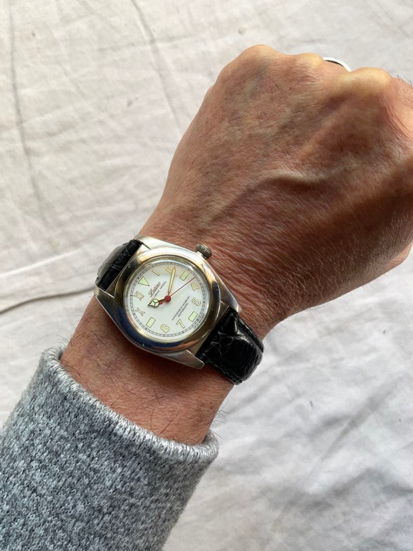 ★マニア向け❣️バブルバックLatino特注モデル❣️ETA自動巻★日本製造★稼働❣️