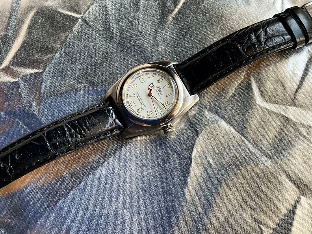 ★マニア向け❣️バブルバックLatino特注モデル❣️ETA自動巻★日本製造★稼働❣️