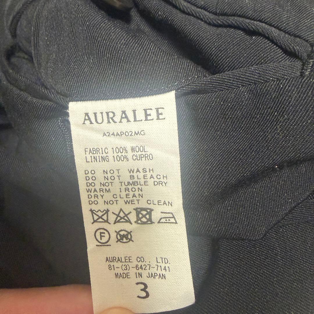 パンツ AURALEE 24SS LIGHTWOOLMAXGABARDINE SLACS