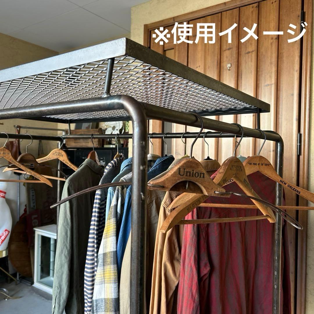インダストリアル アイアン ラック シェルフ 無骨 シャビー 鉄製 店舗什器
