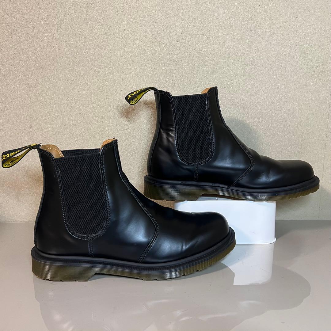 【美品】ドクターマーチン サイドゴアブーツ 2976 UK7 ブラック 箱付き