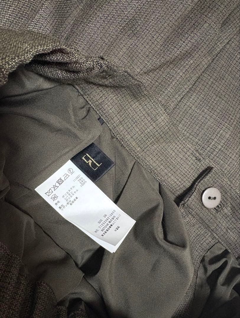 最終価格【新作タグ付き】elchele LACE UP BARREL PANTS