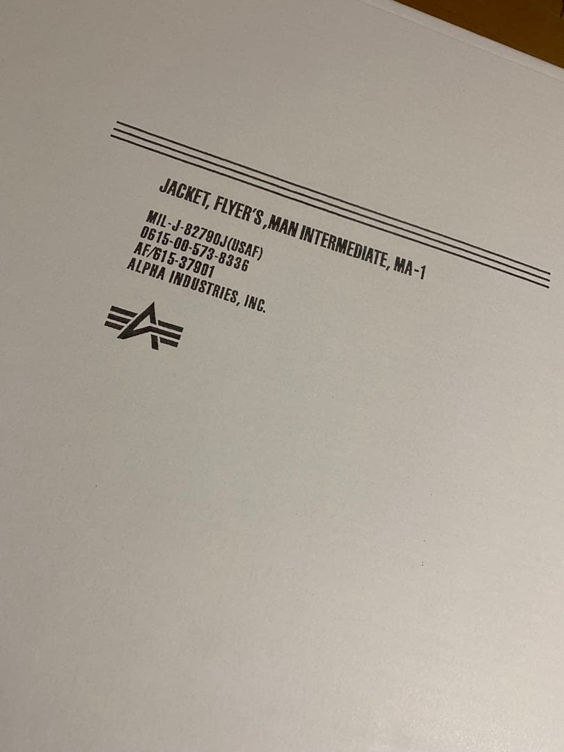 WTAPS Alpha MA-1 Core SPEC M 黒 MA-1ジャケット