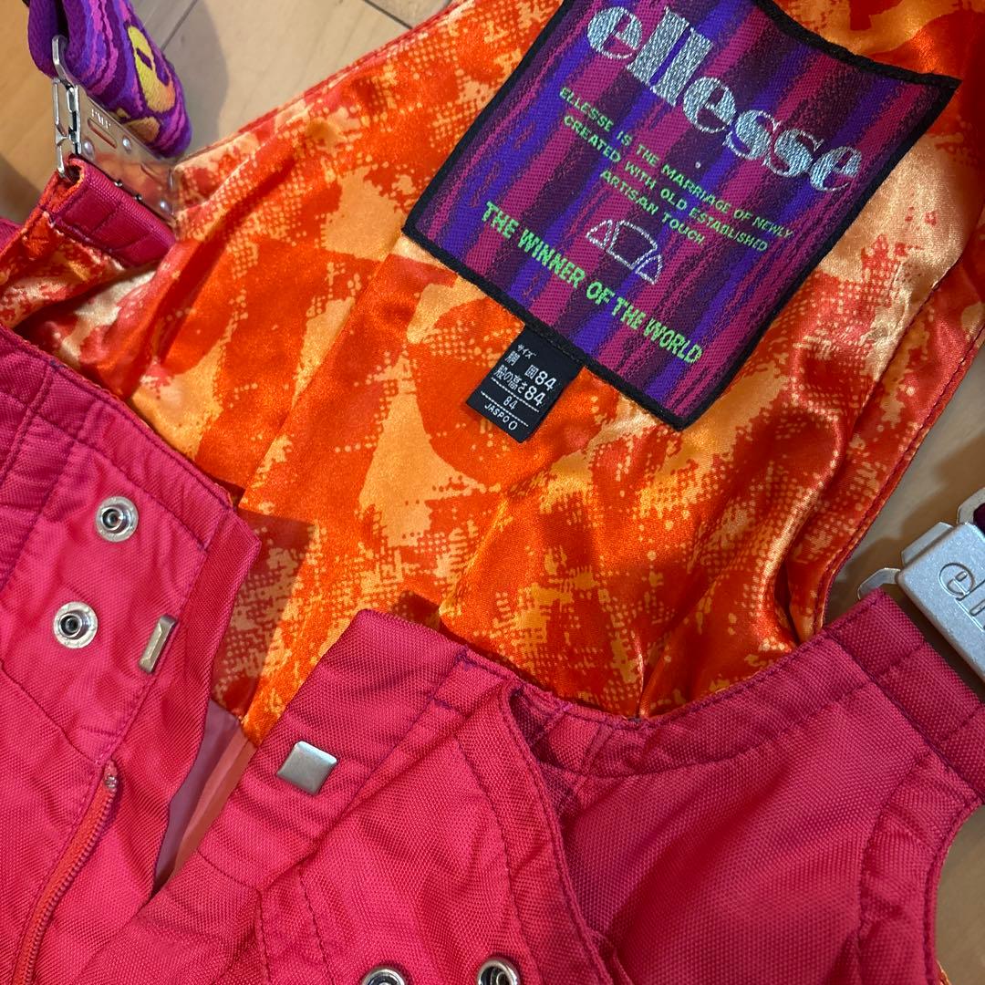 激レア　ellesse エレッセ　スキーウェア　スノーボード　上下セット　メンズ