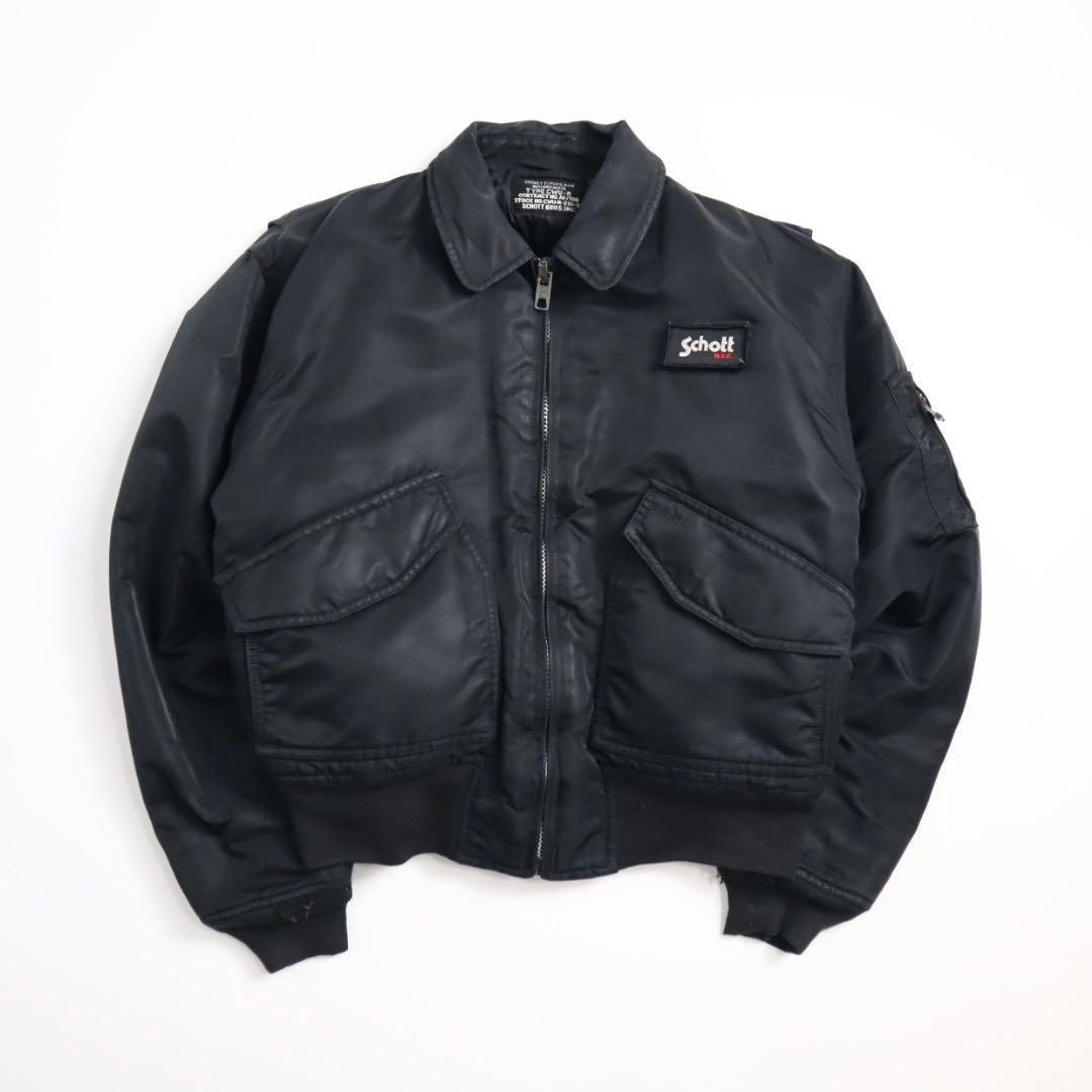 90s schott cwu-r 短丈 フライトジャケット cwu45p