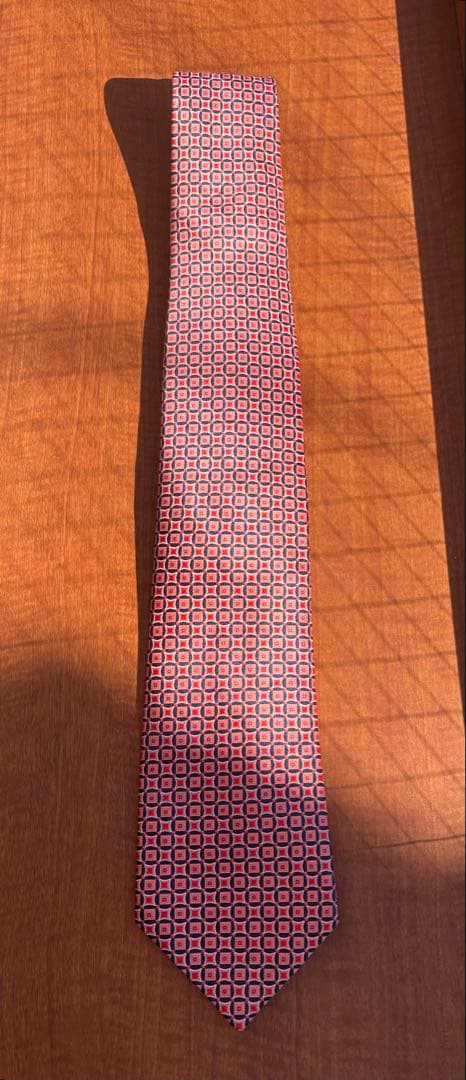 #Brioni 高級ネクタイ　幾何学模様 ネクタイ