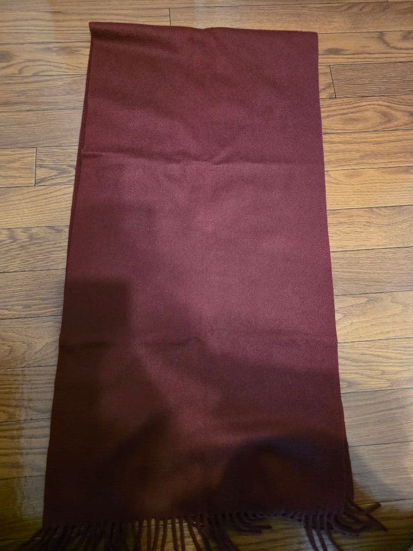 Loro Piana 100% Cashmere マフラー バーガンディ