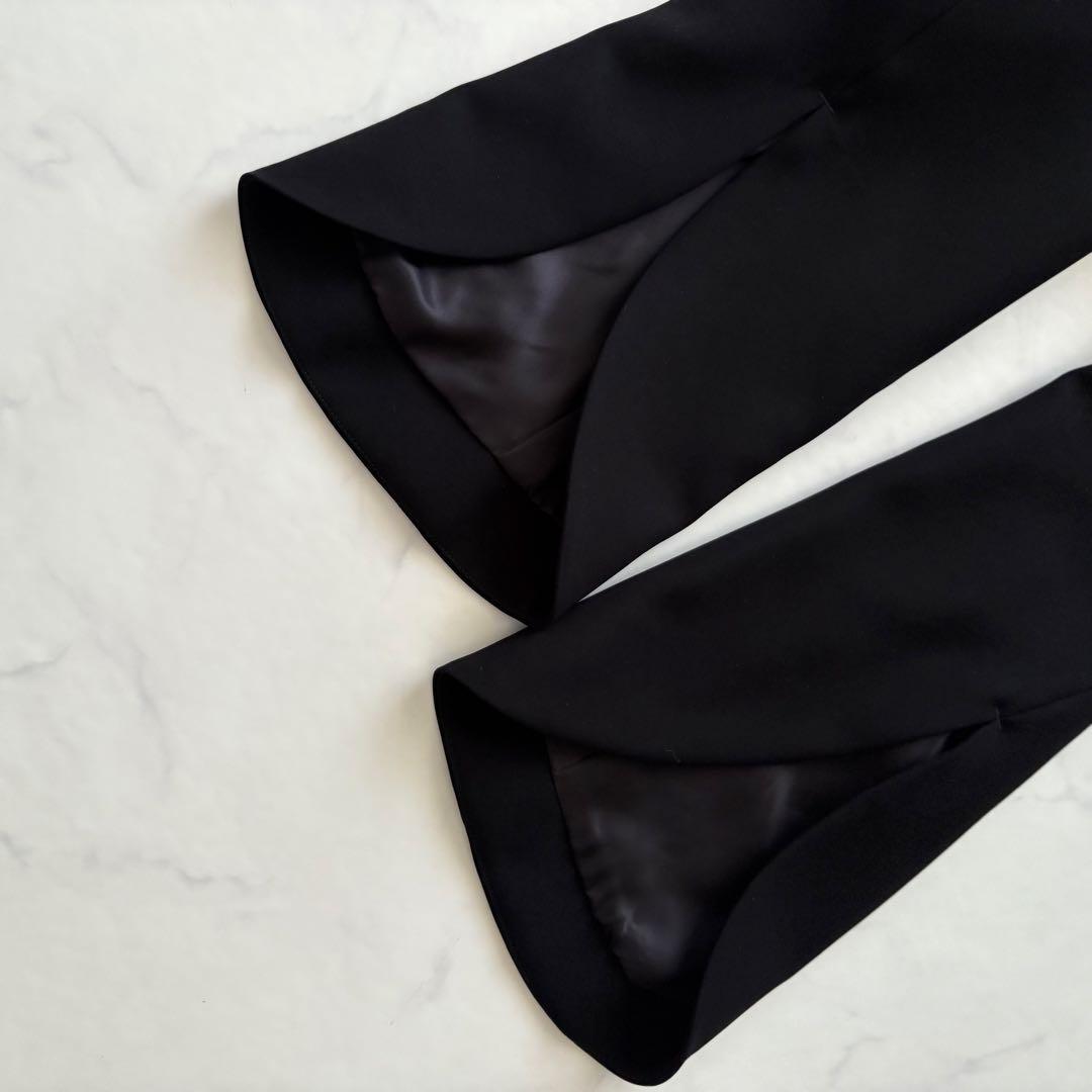 最終価格✨ ボーダーズアットバルコニー パール ノーカラー 黒 ジャケット