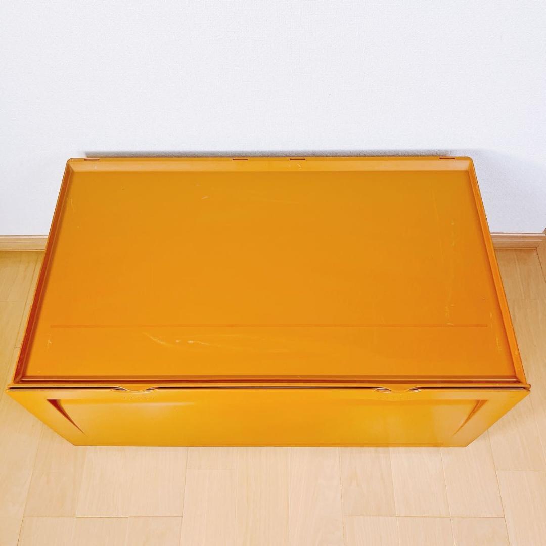 専用 タッパーウェア スーパーチェストワイド セピアカラー 引出し2段