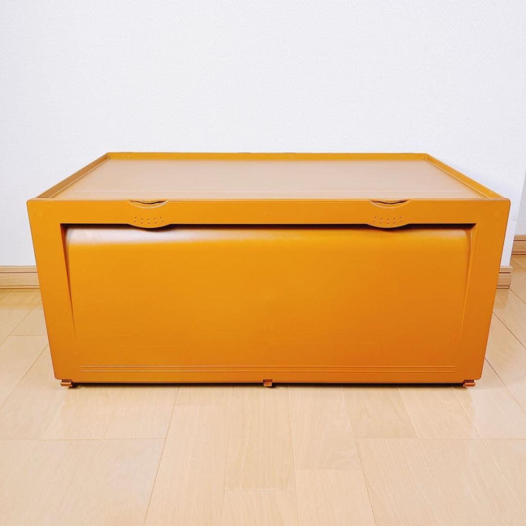 専用 タッパーウェア スーパーチェストワイド セピアカラー 引出し2段