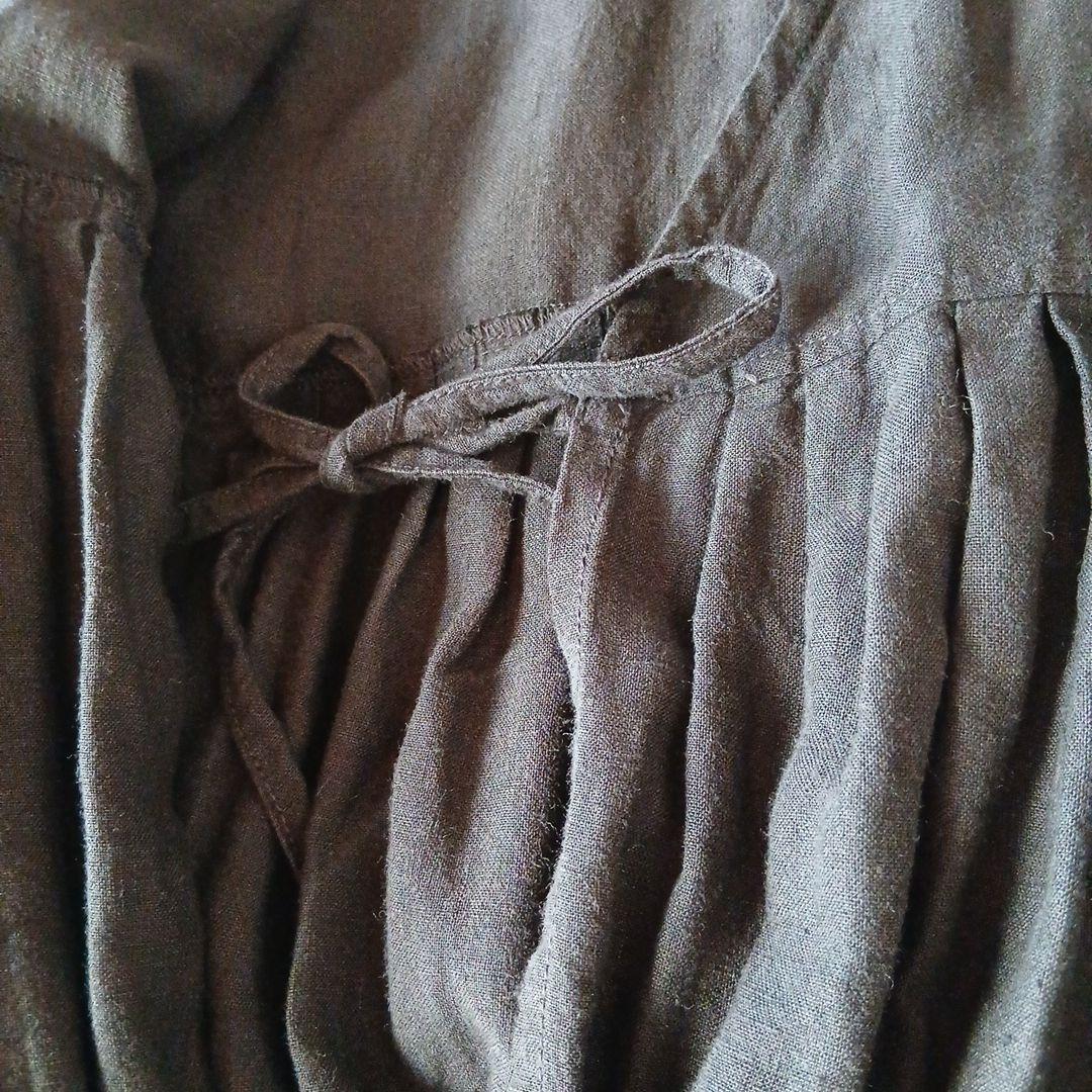 みーきさま専用♡a+koloni♡麻カシュクールワンピース♡