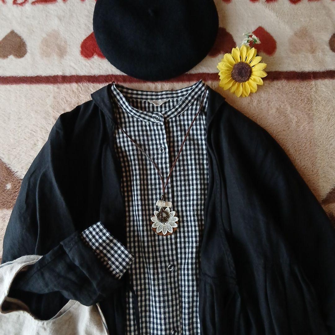 みーきさま専用♡a+koloni♡麻カシュクールワンピース♡