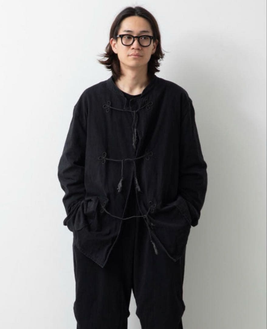 【新品未使用】COMOLIコットンジャージ スタンドカラージャケットSIZE2