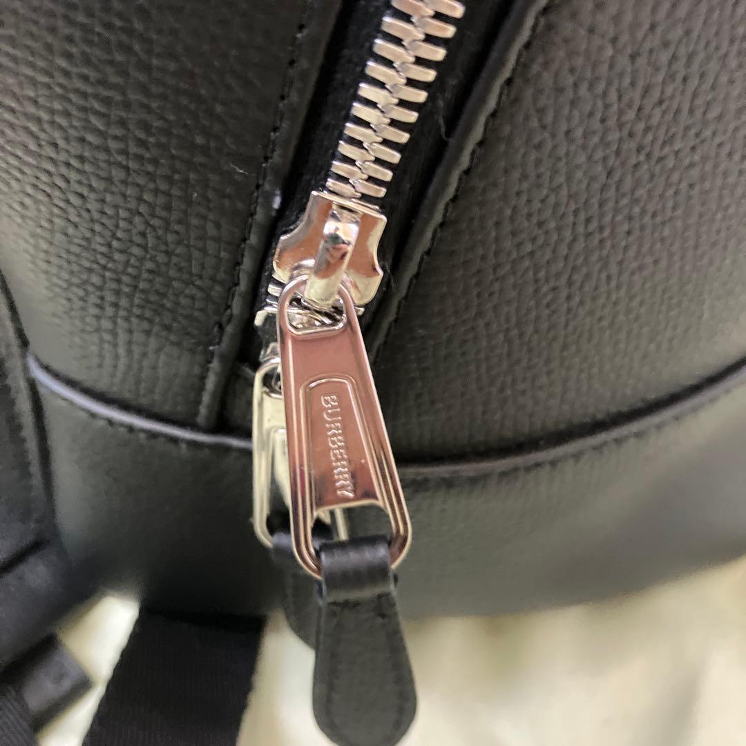 緊急本日限定バーバリーBURBERRY☆レザーバックパックML JEFF LGL