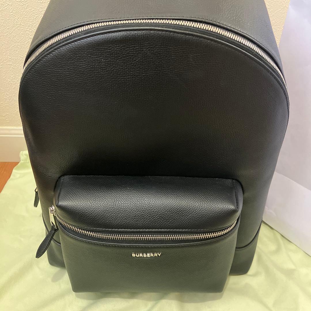 緊急本日限定バーバリーBURBERRY☆レザーバックパックML JEFF LGL