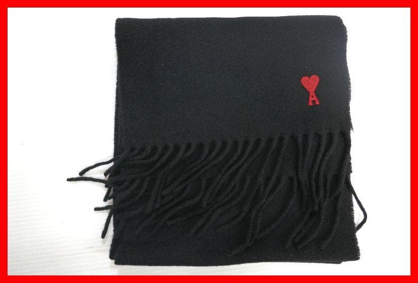 ami paris ウール100％マフラーマフラー mム362