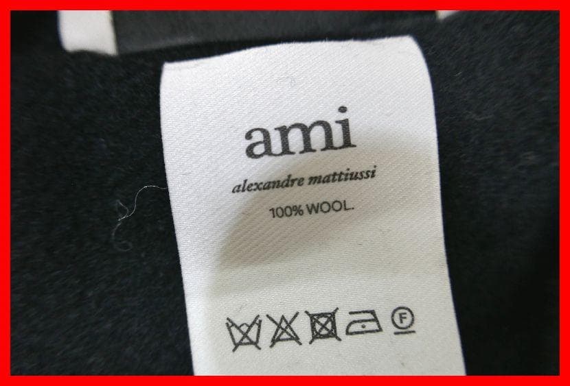 ami paris ウール100％マフラーマフラー mム362