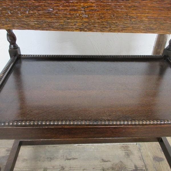 イギリス アンティーク 家具 キッチンワゴン トロリー カフェ 英国 6748d