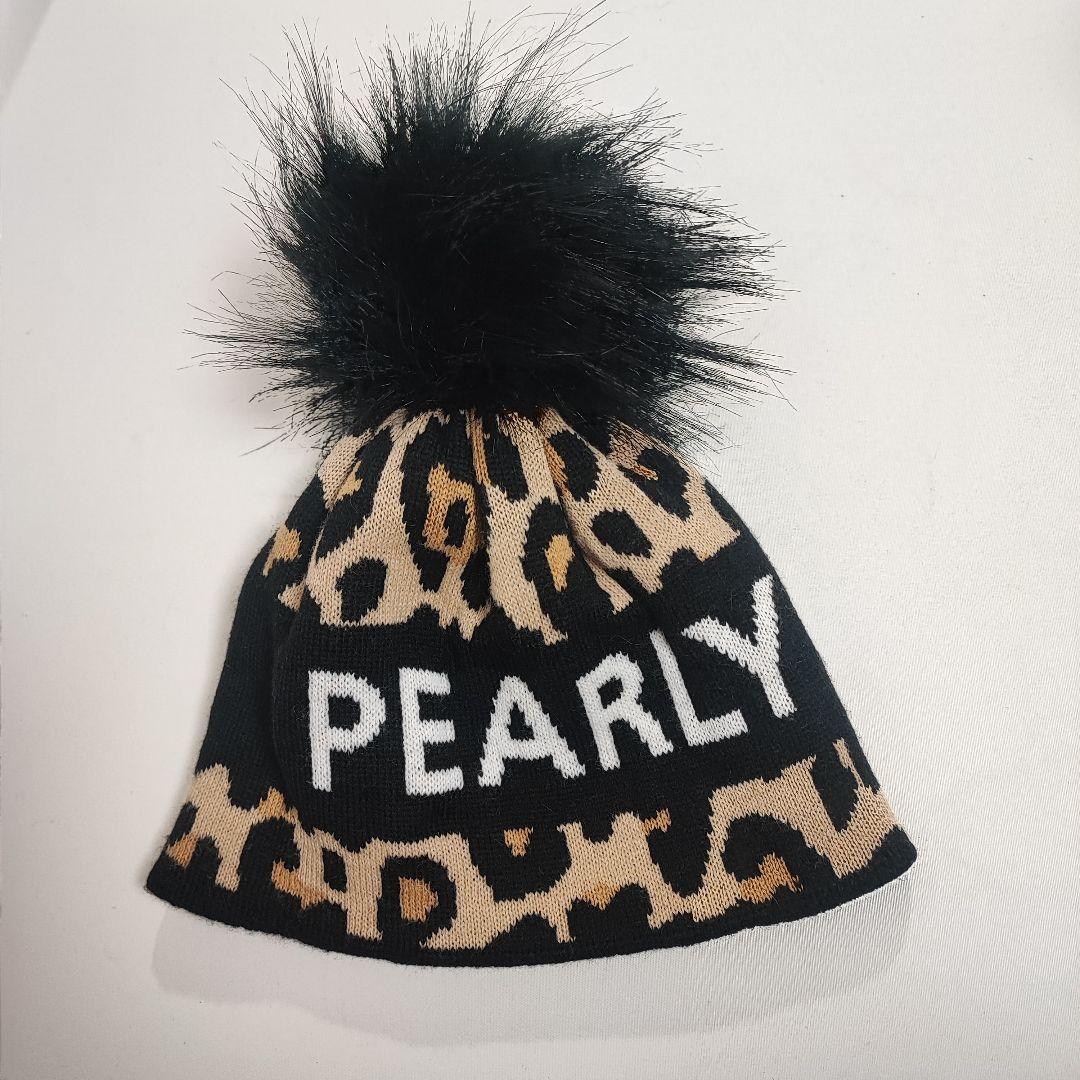 PEARLY GATES パーリーゲイツ レオパード ヒョウ柄 ニット帽