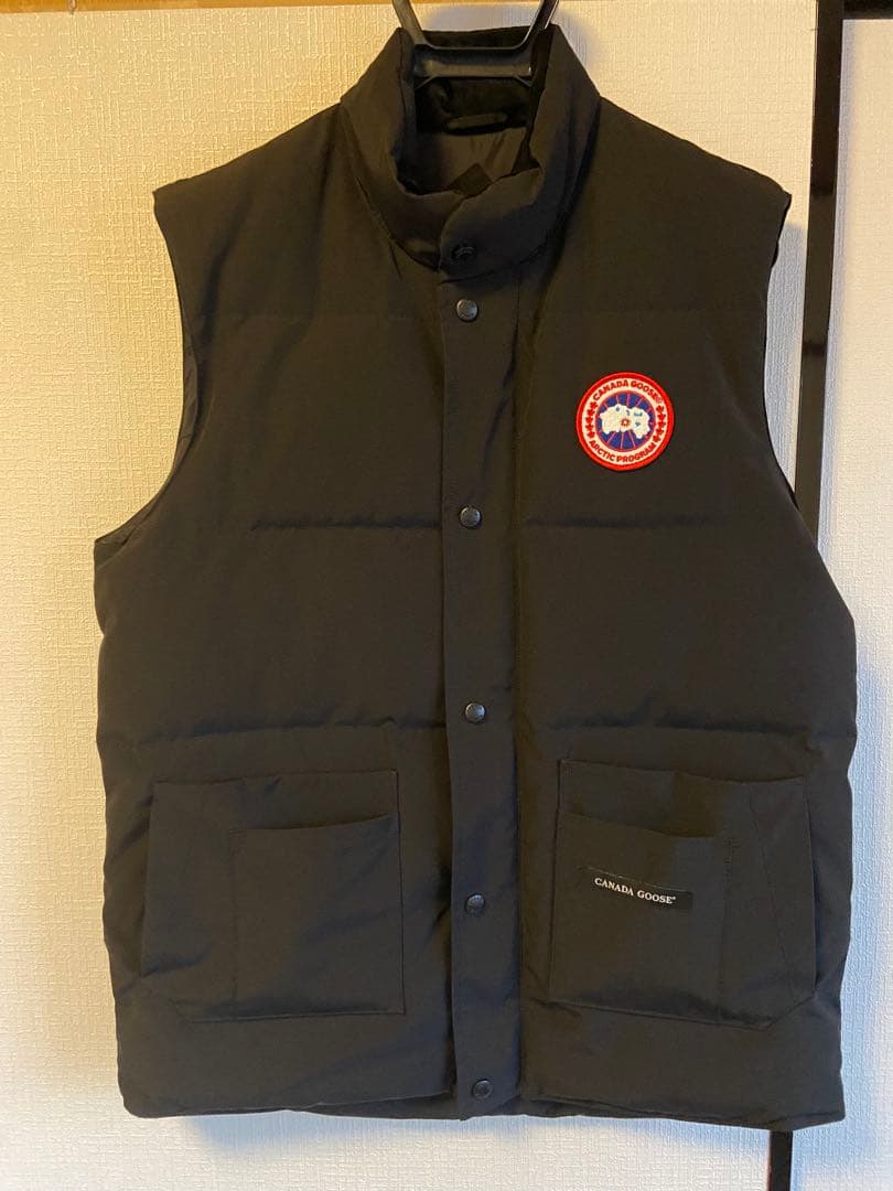 カナダグースダウンベスト　L G 180/92Y ブラック