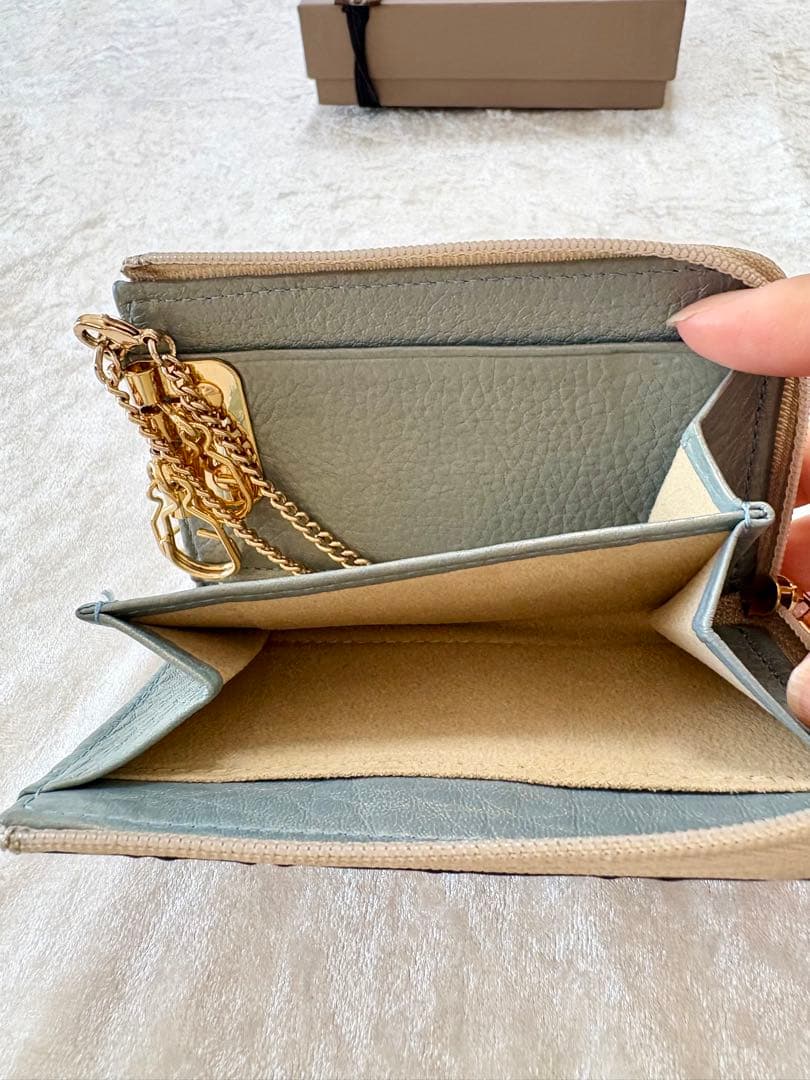 ATAO アタオ キーケース ベル ハッピーヴィトロ プラチナグラス ハート