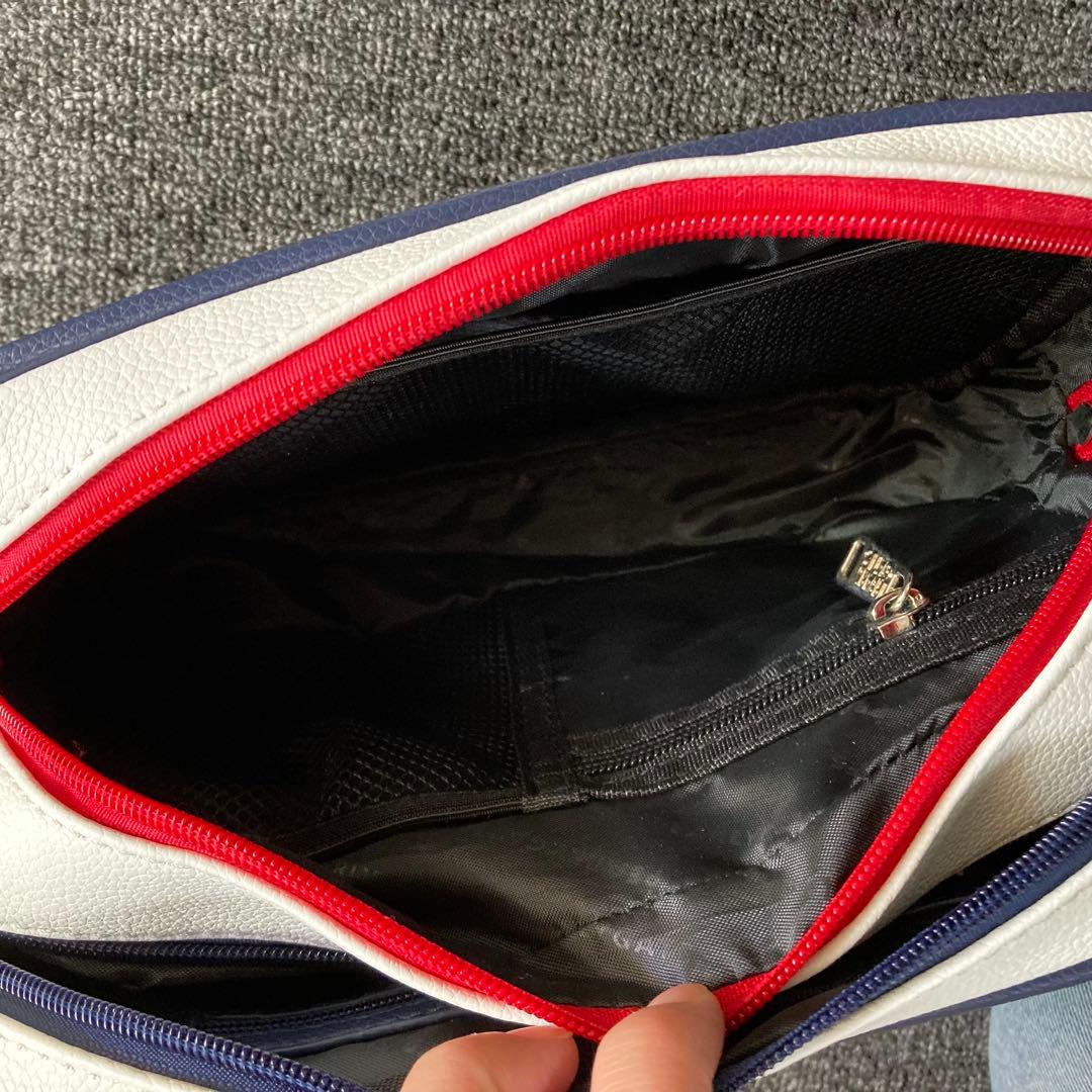 PEARLY GATES ダブルジッパーポーチ ゴルフ収納バッグ