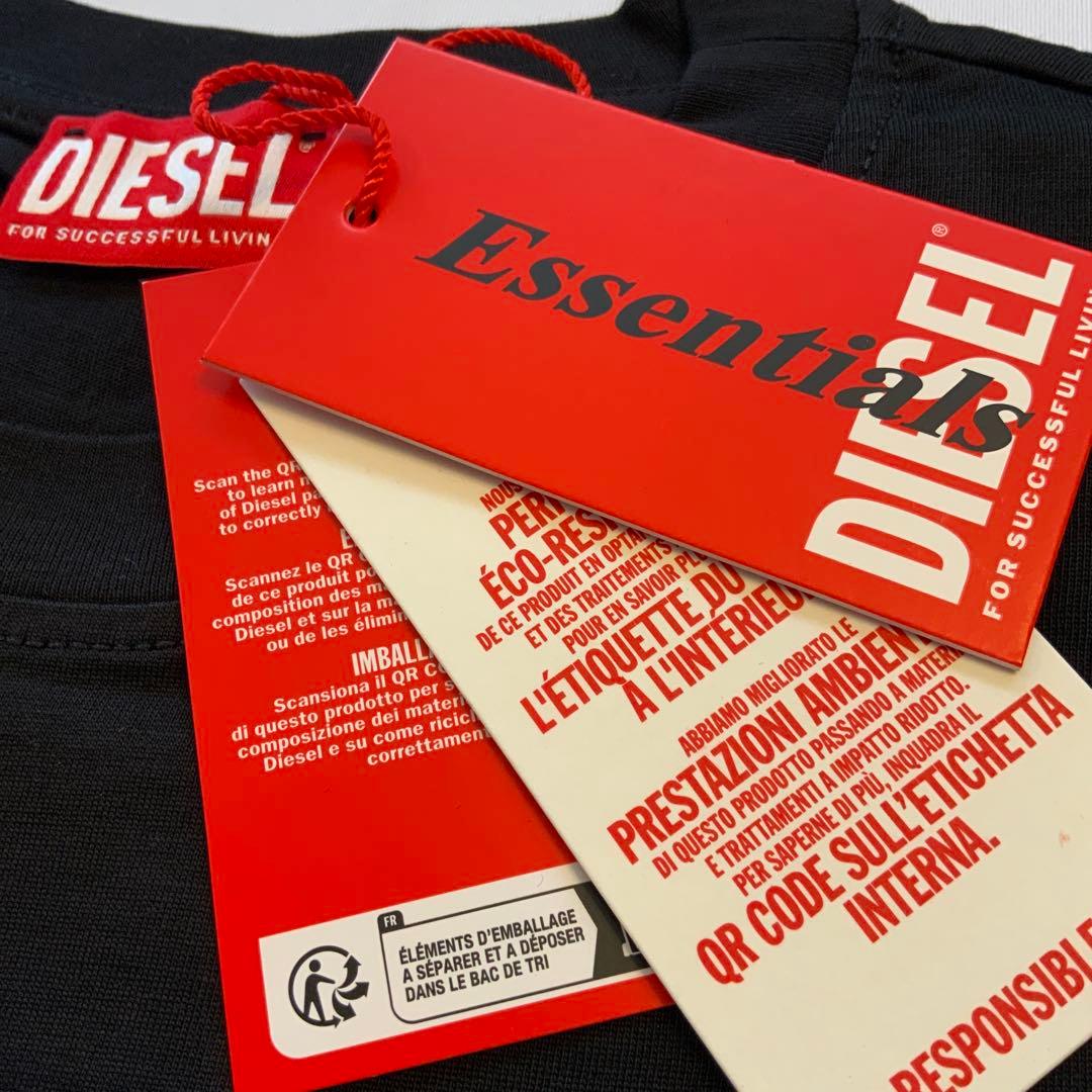 ラスト１点　DIESEL　T-ISCO-DIV　Ａ10508　M　ロゴ　ノースリ