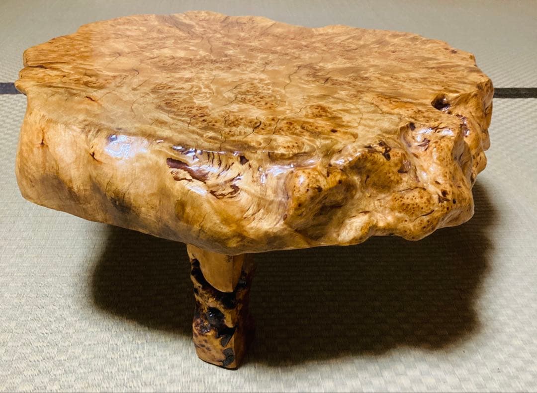 天然木　瘤　置物台　花台　香炉台