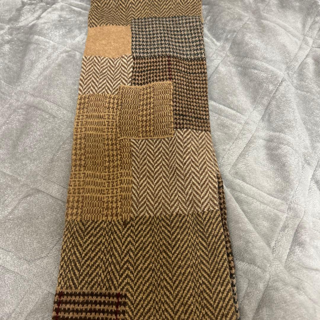 【美品】Polo Ralph Lauren パッチワークマフラー