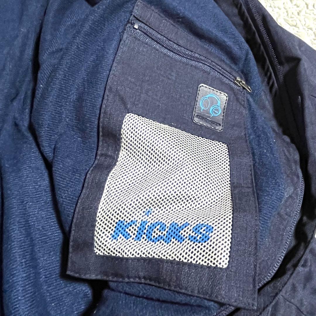 【新品未使用品】KICKS キックス スノボ スキー ウェア つなぎ ネイビー