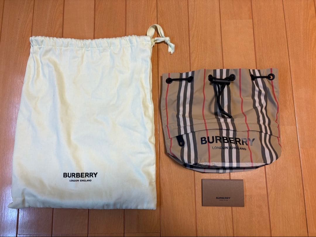 BURBERRY LONDON 巾着 ポーチ バッグ