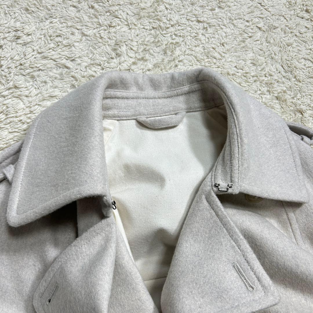 foufou フーフー ウールトレンチコート Rafine ライトグレー 0