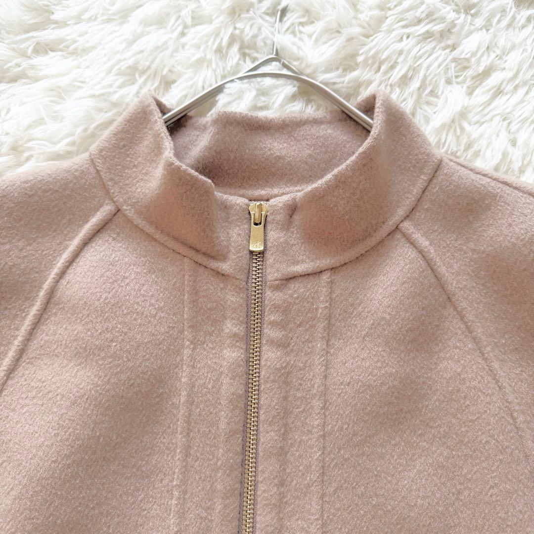 定価8.5万円✨ANAYI シャルムビーバー ミドルケープコート ベージュ 38