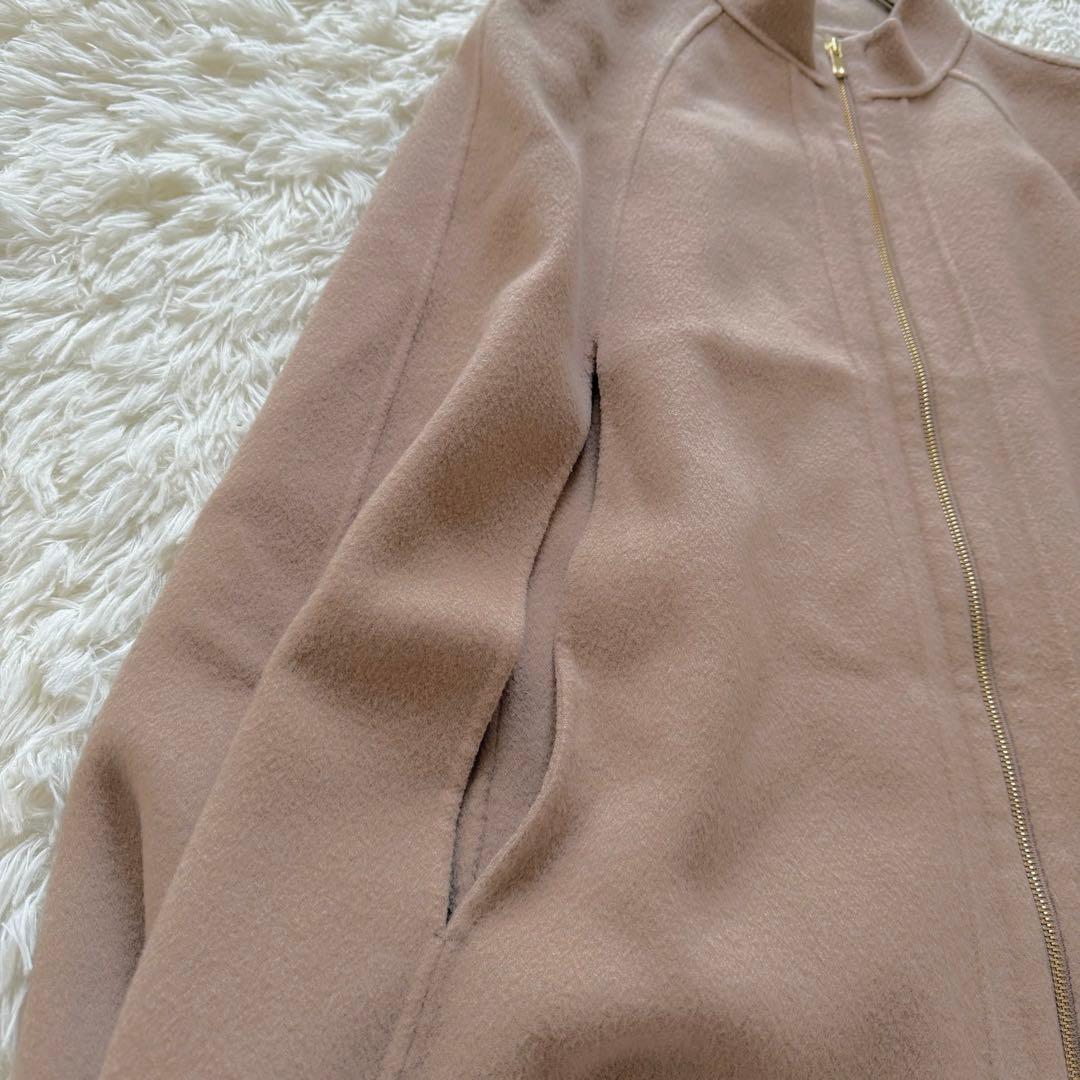 定価8.5万円✨ANAYI シャルムビーバー ミドルケープコート ベージュ 38