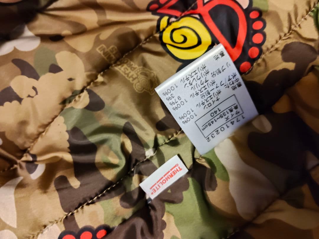 ヒステリックミニ　ミニタリージャケット　１４０