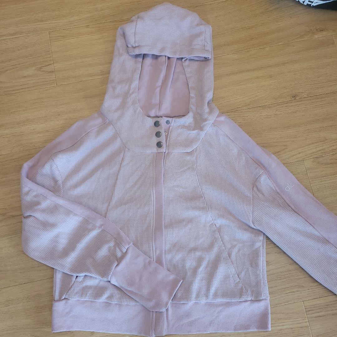 x052《alo》新品未使用フード付きパーカー