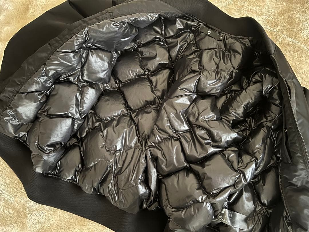 UNIQLO +J ダウン MA-1ブルゾン 3XL ブラック ジルサンダー