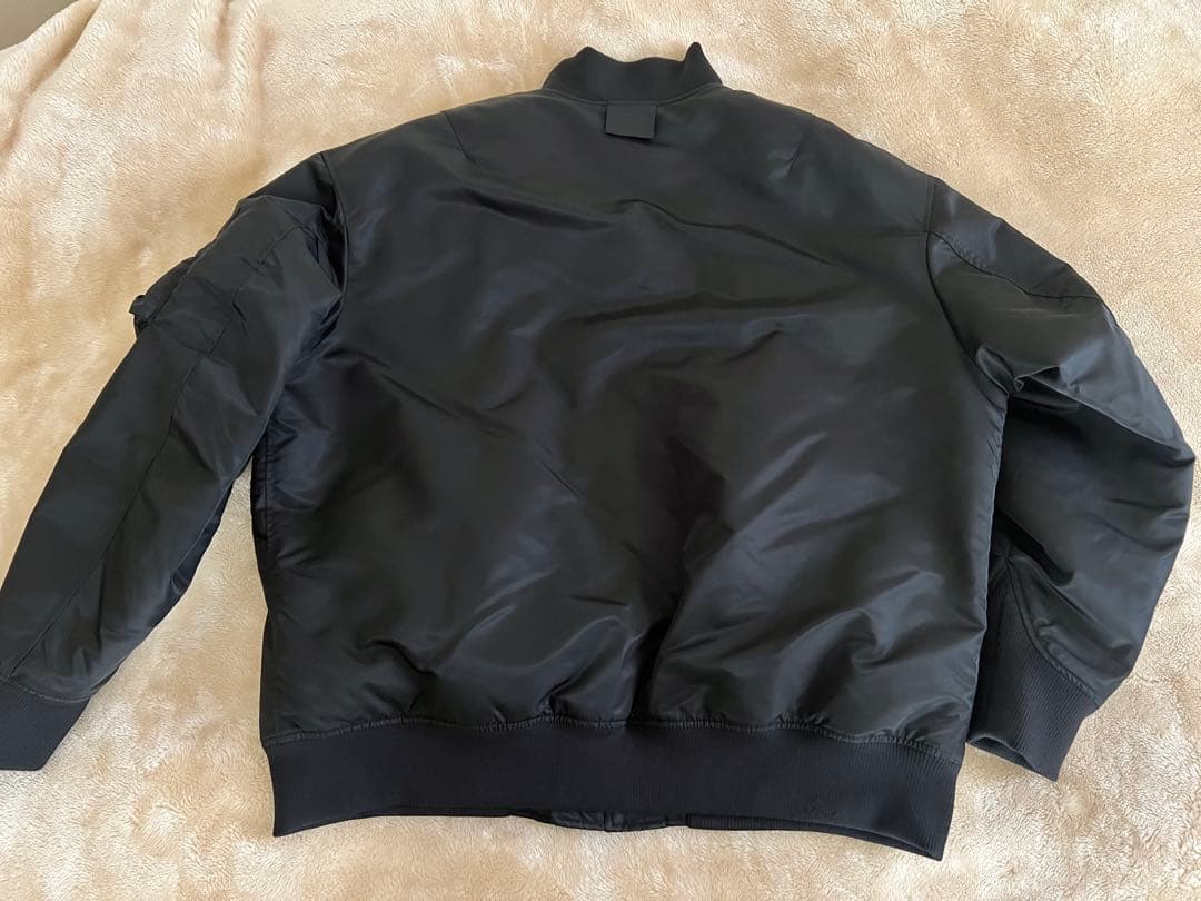 UNIQLO +J ダウン MA-1ブルゾン 3XL ブラック ジルサンダー