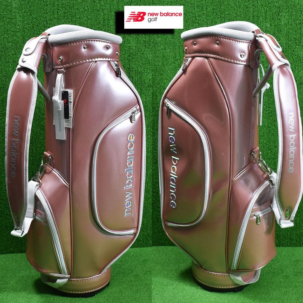 ニューバランス/ゴルフ エナメル キャディバッグ８.５型 新品！