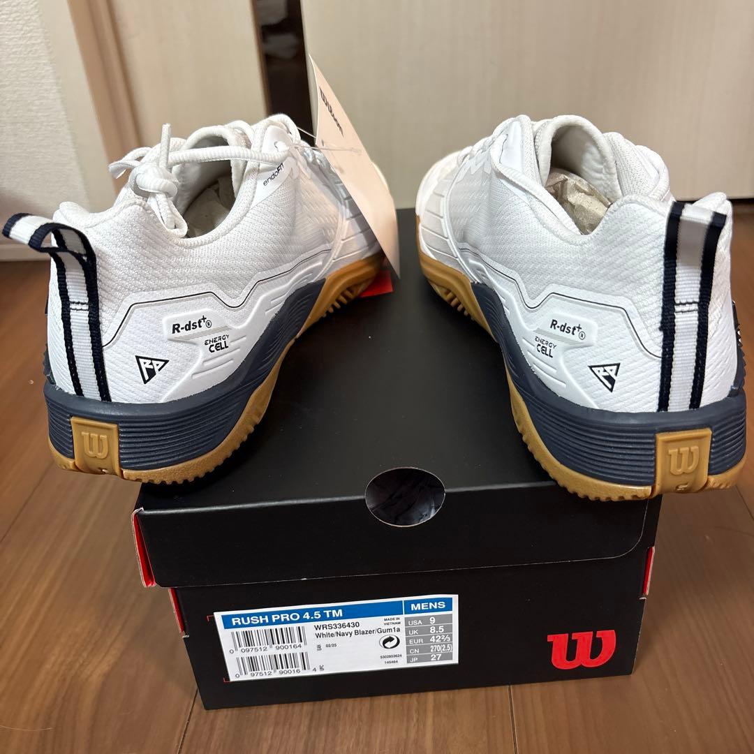 ウィルソン　テニスシューズ　ラッシュプロ4.5 オールコート用（27cm）