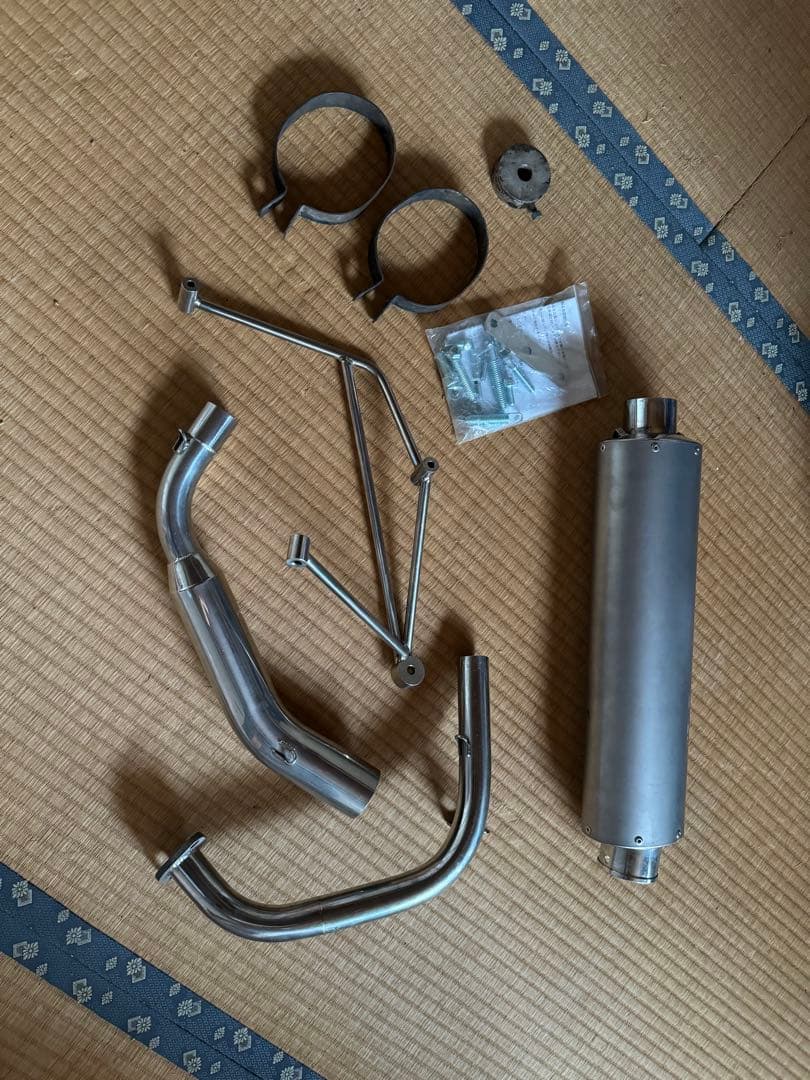 SKYWAVE250 CJ43用SBSサトウ左出しギャンタマフラー未使用　レア品